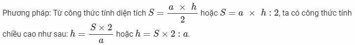 Hình tam giác. Diện tích hình tam giác lớp 5 hay, chi tiết | Lý thuyết Toán lớp 5