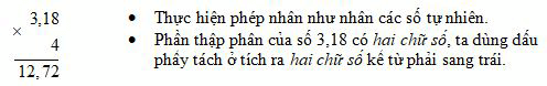 Nhân một số thập phân với một số tự nhiên lớp 5 hay, chi tiết | Lý thuyết Toán lớp 5