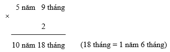 Nhân số đo thời gian với một số lớp 5 hay, chi tiết | Lý thuyết Toán lớp 5