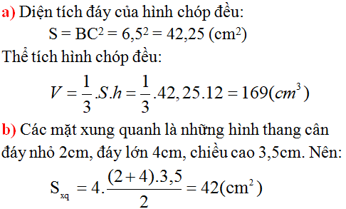 Giải bài 50 trang 125 SGK Toán 8 Tập 2 | Giải toán lớp 8