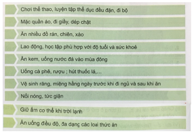 Tự nhiên và xã hội 3 Bài 4: Cần làm gì để giữ gìn, bảo vệ cơ quan tuần hoàn | Hay nhất Giải bài tập Tự nhiên và xã hội 3 VNEN