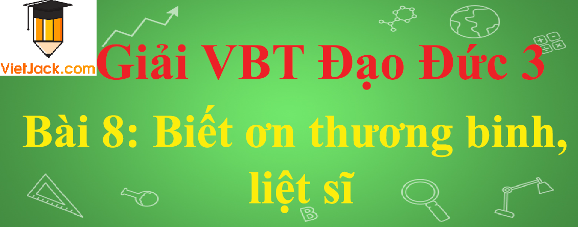 Vở bài tập Đạo Đức lớp 3 Bài 8: Biết ơn thương binh, liệt sĩ