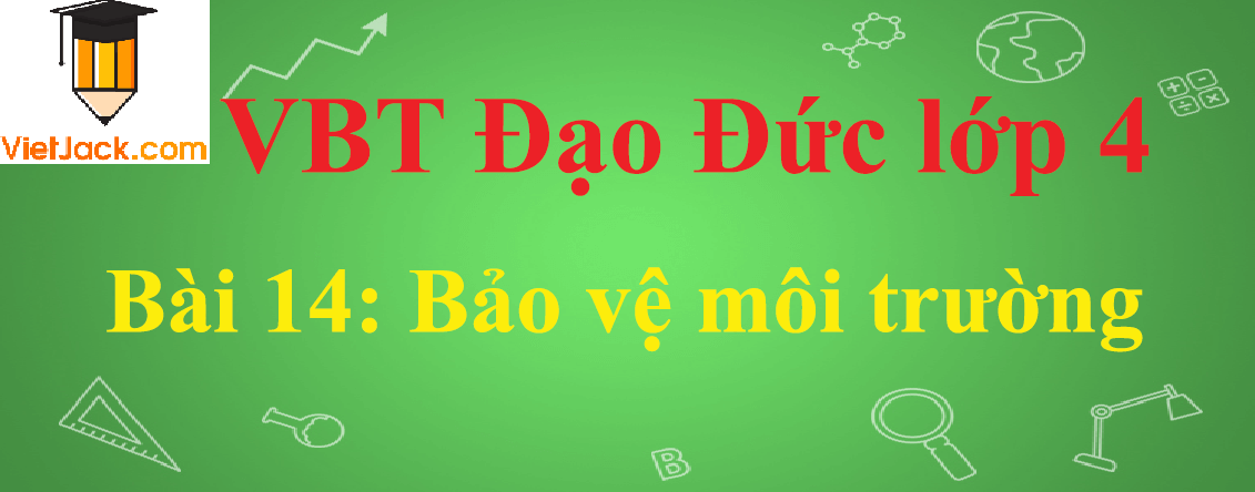 Giải Vở bài tập Đạo Đức lớp 4 Bài 14: Bảo vệ môi trường