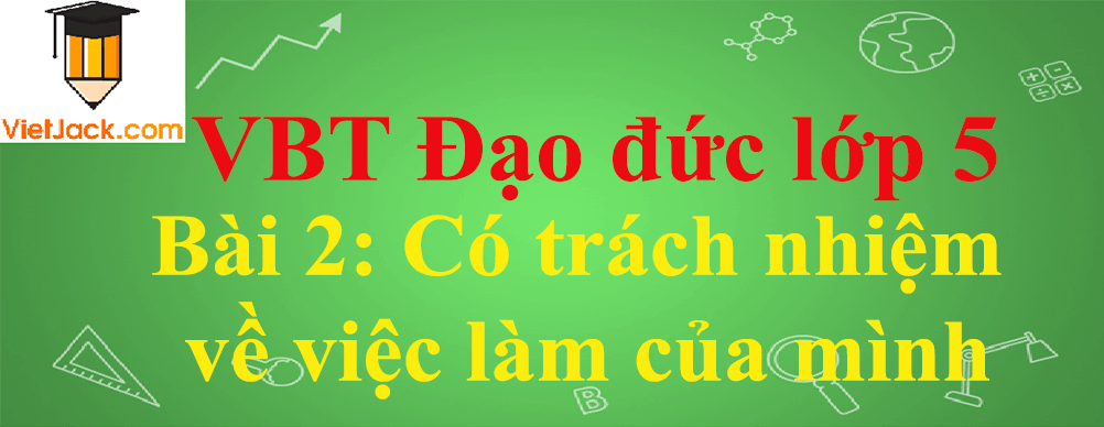 Vở bài tập Đạo Đức lớp 5 Bài 2: Có trách nhiệm về việc làm của mình