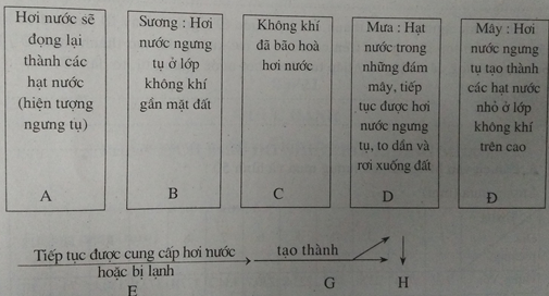 Giải VBT Địa Lí 6 Bài 20: Hơi nước trong không khí. Mưa | Giải vở bài tập Địa Lí 6