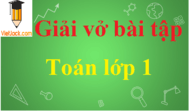 Giải vở bài tập Toán lớp 1 (hay nhất)