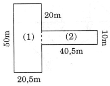 Vở bài tập Toán lớp 5 Tập 2 trang 17, 18 Bài 101: Luyện tập về tính diện tích