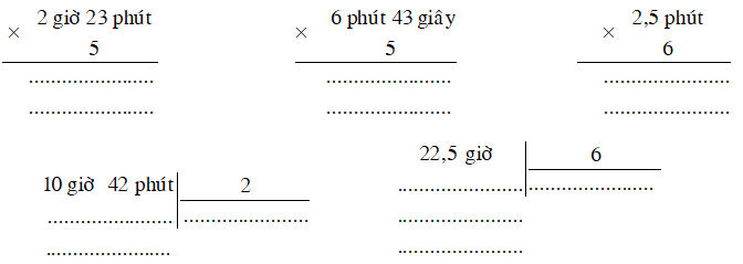 Vở bài tập Toán lớp 5 Tập 2 trang 59, 60 Bài 129: Luyện tập chung