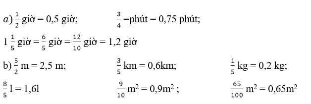 Vở bài tập Toán lớp 5 Tập 2 trang 80, 81 Bài 143: Ôn tập về số thập phân (tiếp theo)