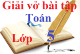 Giải vở bài tập Toán 5 | Giải Vở bài tập Toán lớp 5 Tập 1, Tập 2