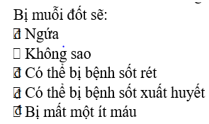 Vở bài tập Tự nhiên và Xã hội lớp 1 Bài 28: Con muỗi | Hay nhất Giải VBT Tự nhiên và Xã hội 1