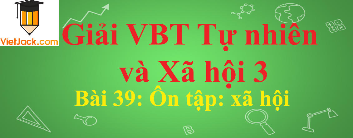 Vở bài tập Tự nhiên và Xã hội lớp 3 Bài 39: Ôn tập: xã hội