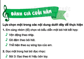 Giáo án Âm nhạc lớp 2 Kết nối tri thức Đánh giá cuối năm