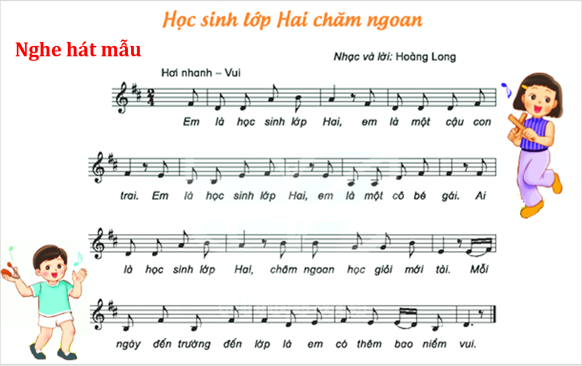 Giáo án điện tử Âm nhạc lớp 2 Kết nối tri thức Đọc nhạc: Bài số 2 | PPT Âm nhạc 2