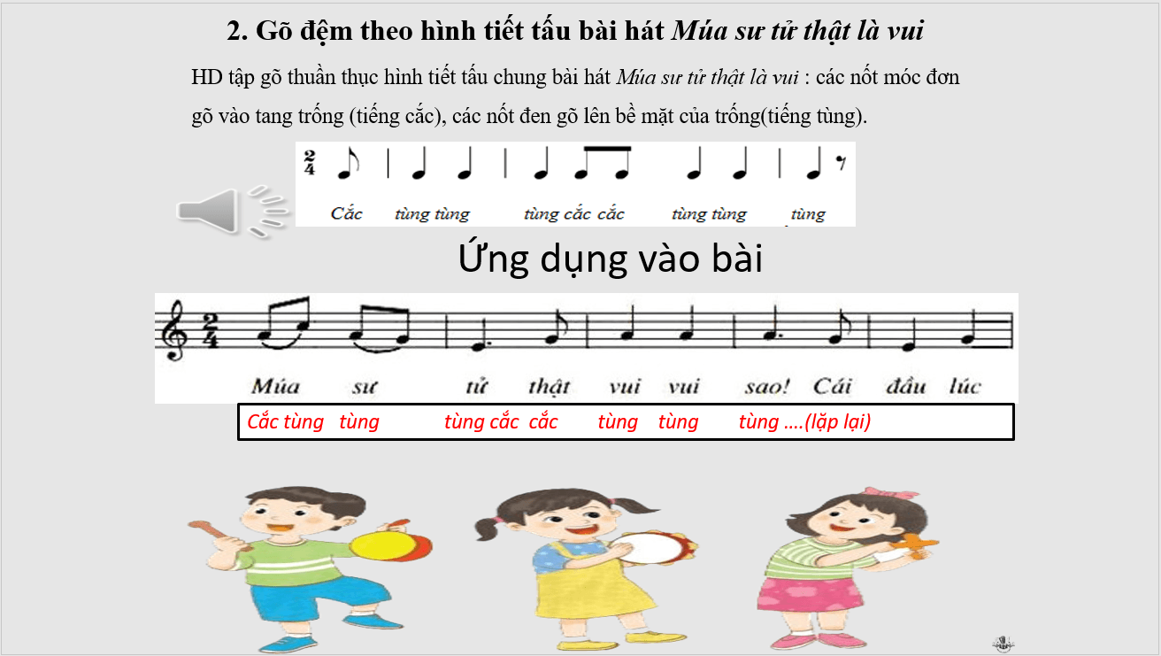 Giáo án điện tử Âm nhạc lớp 2 Kết nối tri thức Ôn tập cuối Học kì I | PPT Âm nhạc 2