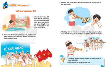 Giáo án Âm nhạc lớp 2 Kết nối tri thức Thưởng thức âm nhạc: Ước mơ của bạn Đô