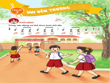 Giáo án Âm nhạc lớp 3 Kết nối tri thức Hát: Vui đến trường