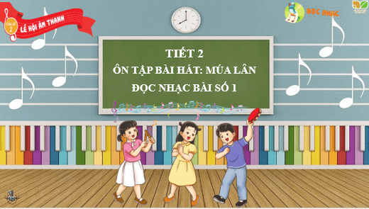 Giáo án điện tử Âm nhạc lớp 3 Kết nối tri thức Đọc nhạc: Bài số 1 | PPT Âm nhạc 3