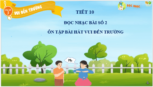 Giáo án điện tử Âm nhạc lớp 3 Kết nối tri thức Đọc nhạc: Bài số 2 | PPT Âm nhạc 3