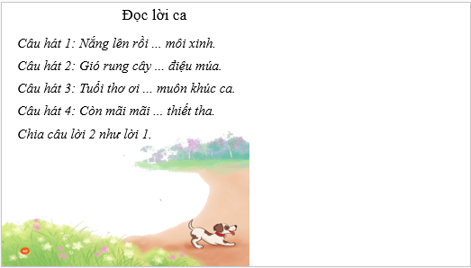 Giáo án điện tử Âm nhạc lớp 3 Kết nối tri thức Hát: Đẹp mãi tuổi thơ | PPT Âm nhạc 3