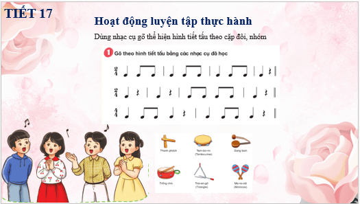 Giáo án điện tử Âm nhạc lớp 3 Kết nối tri thức Ôn tập cuối học kì I | PPT Âm nhạc 3