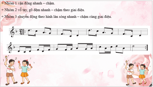 Giáo án điện tử Âm nhạc lớp 3 Kết nối tri thức Vận dụng - sáng tạo trang 30 | PPT Âm nhạc 3