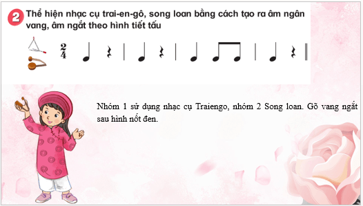 Giáo án điện tử Âm nhạc lớp 3 Kết nối tri thức Vận dụng - sáng tạo trang 46 | PPT Âm nhạc 3