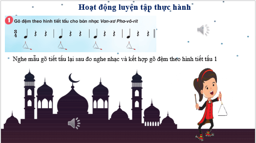 Giáo án điện tử Âm nhạc lớp 3 Kết nối tri thức Vận dụng - sáng tạo trang 52 | PPT Âm nhạc 3