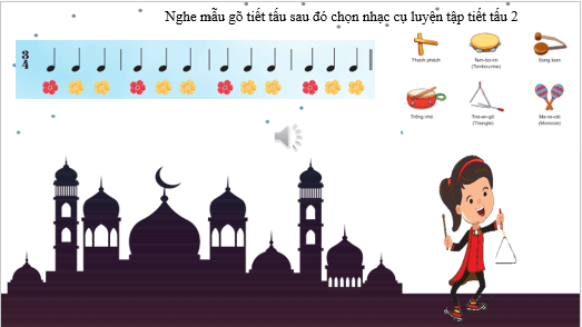 Giáo án điện tử Âm nhạc lớp 3 Kết nối tri thức Vận dụng - sáng tạo trang 52 | PPT Âm nhạc 3