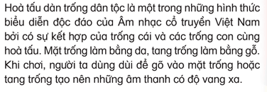 Giáo án Âm nhạc lớp 3 Kết nối tri thức Thường thức âm nhạc: Dàn trống dân tộc