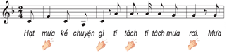 Giáo án Âm nhạc lớp 4 Kết nối tri thức Hát: Hạt mưa kể chuyện