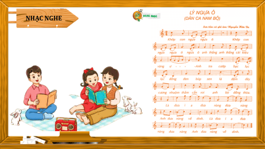 Giáo án điện tử Âm nhạc lớp 4 Kết nối tri thức Nghe nhạc: Lí ngựa ô | PPT Âm nhạc 4