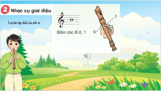 Giáo án điện tử Âm nhạc lớp 4 Kết nối tri thức Nhạc cụ: Thể hiện nhạc cụ gõ hoặc nhạc cụ giai điệu trang 50 | PPT Âm nhạc 4