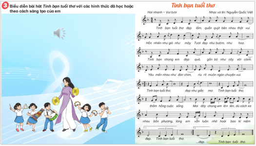 Giáo án điện tử Âm nhạc lớp 4 Kết nối tri thức Vận dụng - sáng tạo trang 53 | PPT Âm nhạc 4