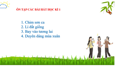 Giáo án Âm nhạc lớp 5 Kết nối tri thức Ôn tập cuối học kì 1