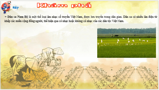 Giáo án điện tử Âm nhạc lớp 5 Kết nối tri thức Hát: Lí đất giồng | PPT Âm nhạc 5