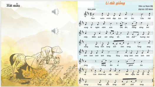Giáo án điện tử Âm nhạc lớp 5 Kết nối tri thức Hát: Lí đất giồng | PPT Âm nhạc 5