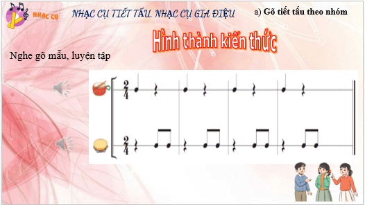 Giáo án điện tử Âm nhạc lớp 5 Kết nối tri thức Nhạc cụ: Nhạc cụ thể hiện tiết tấu và nhạc cụ thể hiện giai điệu trang 51 | PPT Âm nhạc 5