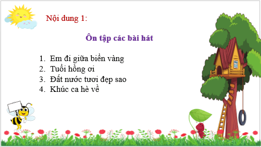 Giáo án điện tử Âm nhạc lớp 5 Kết nối tri thức Ôn tập cuối học năm | PPT Âm nhạc 5