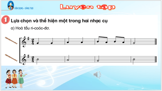 Giáo án điện tử Âm nhạc lớp 5 Kết nối tri thức Vận dụng – Sáng tạo trang 20 | PPT Âm nhạc 5