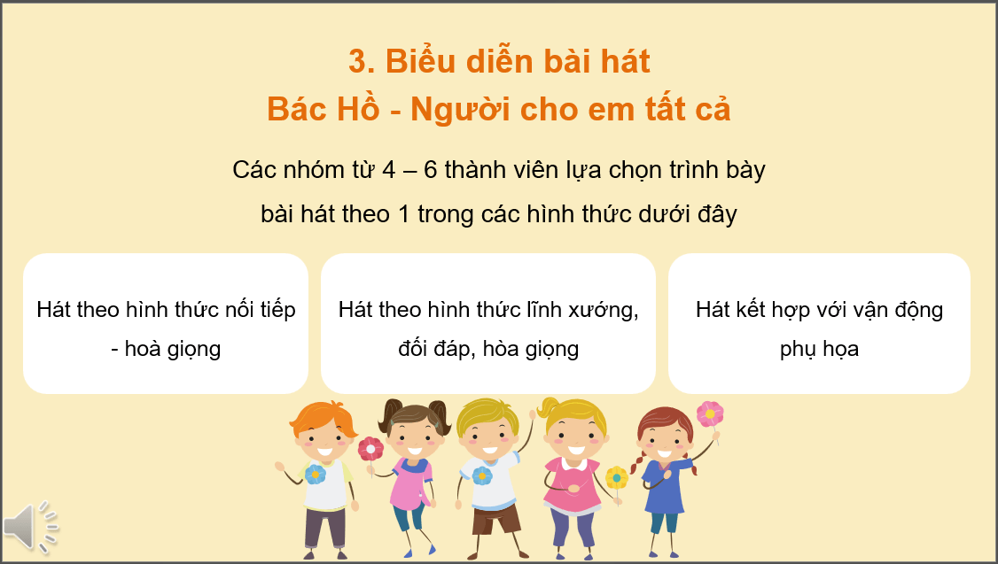 Giáo án điện tử Âm nhạc 6 Kết nối tri thức Vận dụng - sáng tạo trang 65 | PPT Âm nhạc 6