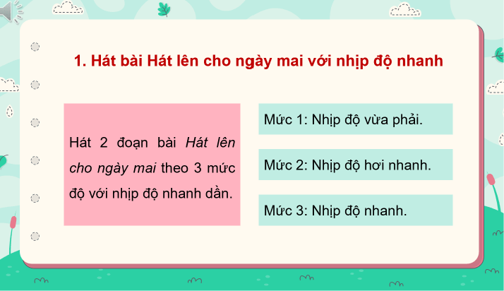 Giáo án điện tử Âm nhạc 8 Kết nối tri thức Vận dụng - Sáng tạo trang 50 | PPT Âm nhạc 8