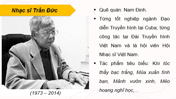 Giáo án điện tử Âm nhạc 9 Kết nối tri thức Nghe nhạc: Bài hát Khi tóc thầy bạc trắng | PPT Âm nhạc 9