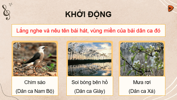 Giáo án điện tử Âm nhạc 9 Kết nối tri thức Nghe nhạc: Bài hát Lí ngựa ô (Dân ca Trung Bộ) | PPT Âm nhạc 9