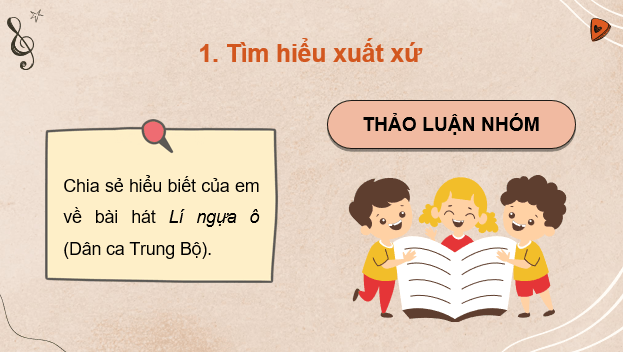Giáo án điện tử Âm nhạc 9 Kết nối tri thức Nghe nhạc: Bài hát Lí ngựa ô (Dân ca Trung Bộ) | PPT Âm nhạc 9