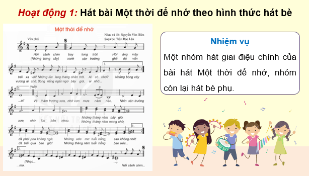 Giáo án điện tử Âm nhạc 9 Kết nối tri thức Vận dụng – Sáng tạo trang 66 | PPT Âm nhạc 9