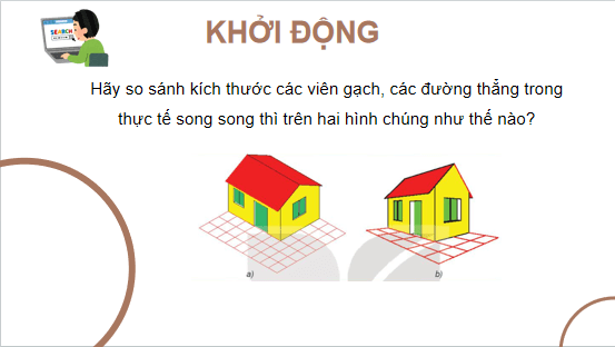 Giáo án điện tử Công nghệ 10 Kết nối tri thức Bài 12: Hình chiếu phối cảnh | PPT Công nghệ 10