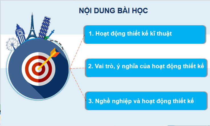 Giáo án điện tử Công nghệ 10 Kết nối tri thức Bài 17: Khái quát về thiết kế kĩ thuật | PPT Công nghệ 10