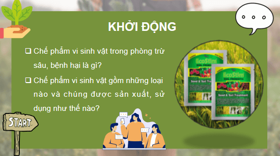 Giáo án điện tử Công nghệ 10 Kết nối tri thức Bài 18: Ứng dụng công nghệ vi sinh trong phòng trừ sâu, bệnh hại cây trồng | PPT Công nghệ 10