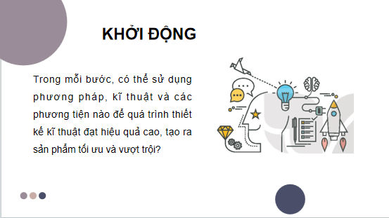 Giáo án điện tử Công nghệ 10 Kết nối tri thức Bài 21: Phương pháp, phương tiện hỗ trợ thiết kế kĩ thuật | PPT Công nghệ 10